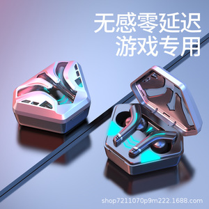 Auriculares inalámbricos Tws Mini con Bluetooth, auriculares estéreo para juegos con cancelación de ruido, chip negro 5,0, Zhongke Lanxun - Product Image 2