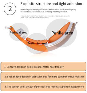 Vente directe usine : Appareil de massage prostatique électrique à chaleur portable pour le traitement de la dysfonction érectile et les maladies de la prostate, pour la santé masculine - Product Image 5