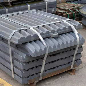 Plaques de <span class=keywords><strong>concasseur</strong></span> à mâchoires en acier à haute teneur en manganèse Zhengzhou Yiwei, pièces de machines minières, pièces de modèles mobiles et fixes pour l'extraction de minerai - Product Image 4