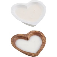 Vente en gros de bols à pâte en bois artisanaux pour la décoration intérieure Vaisselle jetable avec logo personnalisé pour bougie de Noël