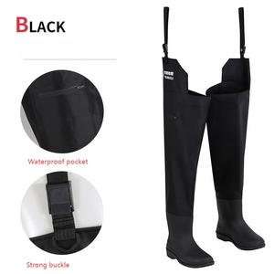 Pantalon de pêche et bottes de wading unisexes en nylon/PVC imperméables 2025 <span class=keywords><strong>pour</strong></span> activités de plein air et pêche, exportation vers l'Europe - Product Image 4
