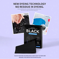 Tablette de lavage anti-noircissement pour vêtements, faible mousse, pour vêtements noirs, restauration des couleurs, réduisant le décoloration des vêtements noirs, tablette de teinture solide redox