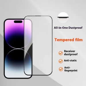 Tích hợp chống bụi chống Peep HD 15 toàn màn hình 13 phim bảo vệ màn hình chống vân tay cho Apple 16pro 14 12 điện thoại di động - Product Image 6