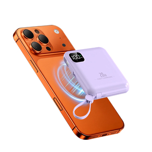 พาวเวอร์แบงค์แม่เหล็ก 10000mAh 15w ชาร์จเร็ว พกพาสะดวก ไร้สาย 3 in 1 ดีไซน์บางเฉียบ พร้อมหน้าจอ LED ลดราคาพิเศษ - Product Image 1