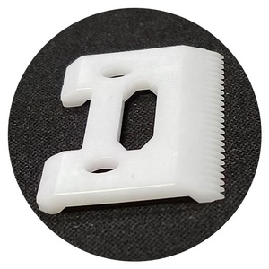 Lưỡi dao cắt tỉa chất lượng cao, thiết kế mới, hai răng kép, màu trắng, làm bằng gốm sứ, dành cho máy cắt tỉa Magic - Product Image 4