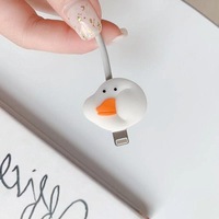 Protector de Cable de Carga para Teléfono de Silicona Marca DR, Funda Protectora con Logotipo Personalizado para Cargador