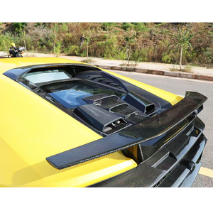 ชุดแต่งคาร์บอนไฟเบอร์แห้งสำหรับ Lamborghini Huracan รุ่นปี 2014-2023 LP580/610 ประกอบด้วยฝากระโปรงหน้า สปอยเลอร์หลัง ท่อไอเสีย กันชนหน้า-หลัง ชุดแต่งใหม่ - Product Image 6