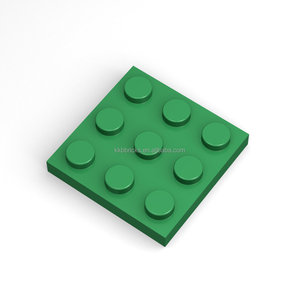 No.11212 Placa 3x3 Studs Ladrillos de construcción clásicos compatibles con las principales marcas ABS DIY Ladrillos de juguete Montaje a granel Bloques de construcción - Product Image 4