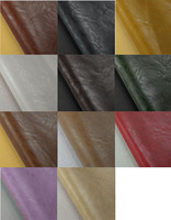 Classique Crazy Horse Wax Double Couleur 1 mm En Relief Faux Cuir PVC Artificiel pour Siège De Voiture Sacs Canapé Artisanat Stock Lot