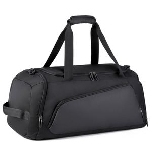 Sac de voyage de week-end grande capacité personnalisé avec logo, sac de sport et de gym pour hommes avec compartiment de séparation sec/humide, idéal pour l'extérieur - Vente en gros - Product Image 1