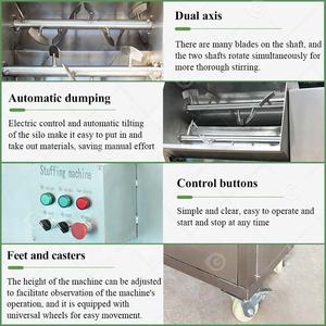 Salsiccia di verdure trito di pollo industriale elettrico <span class=keywords><strong>50</strong></span> <span class=keywords><strong>Kg</strong></span> grande pasta di <span class=keywords><strong>carne</strong></span> Mixer macchina <span class=keywords><strong>per</strong></span> la capacità - Product Image 6