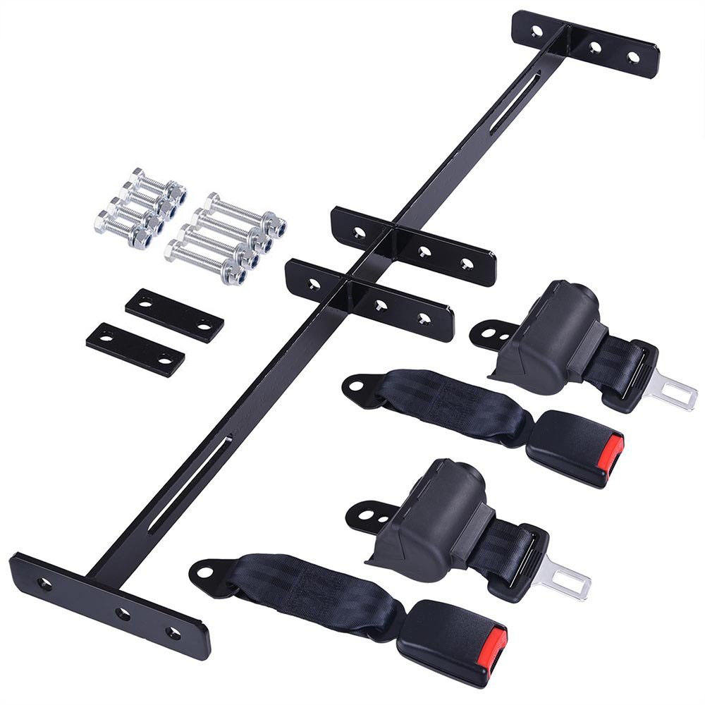 เข็มขัดนิรภัยสำหรับผู้โดยสาร2คนรถกอล์ฟอเนกประสงค์