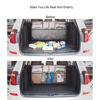 Organisateur de siège arrière de voiture imperméable en Oxford, sac de rangement multi-poches avec support pour tablette pour les voyages en famille, les voyages routiers, les enfants