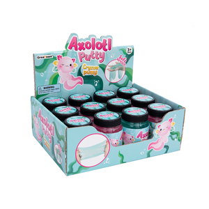 Fashionable Axolotl Playdough & <b>Slime</b> Putty-Crysta With Accessories Inside Plastic <b>Pot</b> - Product Image 2