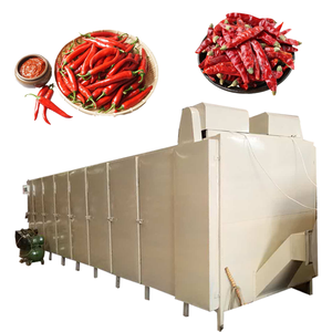 Continuous Industrial <b>Stainless</b> <b>Steel</b> PLC Controlled Belt Dryer Ti for Vegetable Chips Fruit Leather Production Energy Saving - Product Image 5