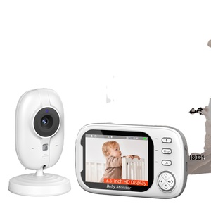 กล้องวงจรปิดสำหรับเด็ก OEM พร้อมกล้อง 2 ตัว ความละเอียด 720P HD มองเห็<span class=keywords><strong>น</strong></span>ในเวลากลางคื<span class=keywords><strong>น</strong></span> ตรวจจับความเคลื่อนไหว เตือ<span class=keywords><strong>น</strong></span>การให้อาหาร และเครื่องเล่น<span class=keywords><strong>เพ</strong></span>ลงกล่อมเด็ก - Product Image 1