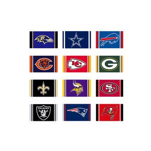 NFL 3X5 Flags <span class=keywords><strong>San</strong></span> Francisco 49ers กำหนดรูปแบบที่กำหนดเองความคงตัวของสีสูง3X5 FT NFL ทีมคู่โลโก้แนวตั้งธงทุกทีม - Product Image 4