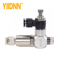 Katup Induksi Satu Arah Kontrol Pneumatik PCV06 PCV08 PCV10 PCV15 Tipe Fitting PCV Katup Satu Arah Kontrol Pneumatik