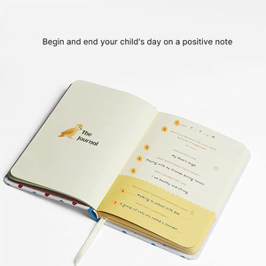 Carnets de Journal intime personnalisé avec Logo, pour enfants, couverture rigide, signature, Simple, guide quotidien, Journal de détente de 5 minutes - Product Image 4