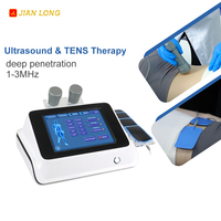 Nouvelle conception, appareil de thérapie par ultrasons intelligent 1 MHz 3 MHz, combo électrothérapie, thérapie TENS, relaxation des épaules
