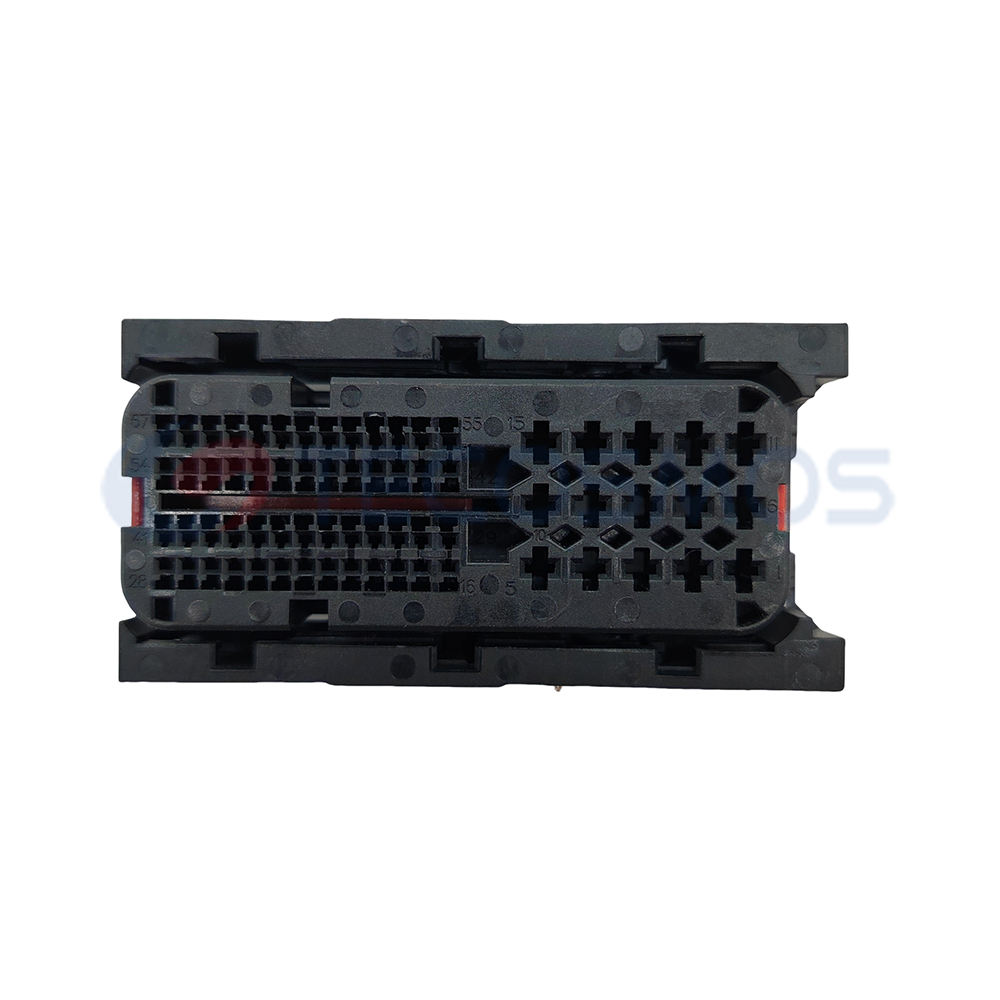 Waterproof IP66 Copper Contact ABS/Nylon Automotive Cable Harness Enclosure Connector for Geely 67Pin Female CT67-0001M Tecosmos