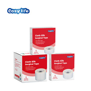 Plester Kain Sutra Permeabel Udara Medis, Plester Perekat Bedah, Kain Plester Medis Bersertifikat CE Kelas I, Penyimpanan 3 Tahun - Product Image 5