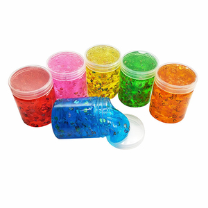 Crystal Slime Toys Colorful Fruit Accessories Putty Anti Stress Children Play Slime Toys - Product Image 1