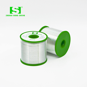 Alambre de Soldadura Nasco, Alambre de Soldadura sin Plomo, Estaño y Plomo, Alambre de Soldadura Puro de 0.8mm, Alambre de Soldadura Plateado, Alambre Recubierto para Soldadura Fuerte - Product Image 1