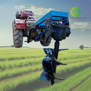 เครื่องเจาะดินแบบติดรถแทรกเตอร์ขนาดเล็ก PTO Auger เส้นผ่านศูนย์กลาง 50 ซม. สำหรับใช้ในพื้นที่เกษตรกรรม - Product Image 3