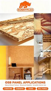 Tablero <span class=keywords><strong>OSB</strong></span> al por Mayor de Fábrica, Panel Estructural Impermeable OSB3, Material de Álamo, para Casas Prefabricadas de Madera - Product Image 5