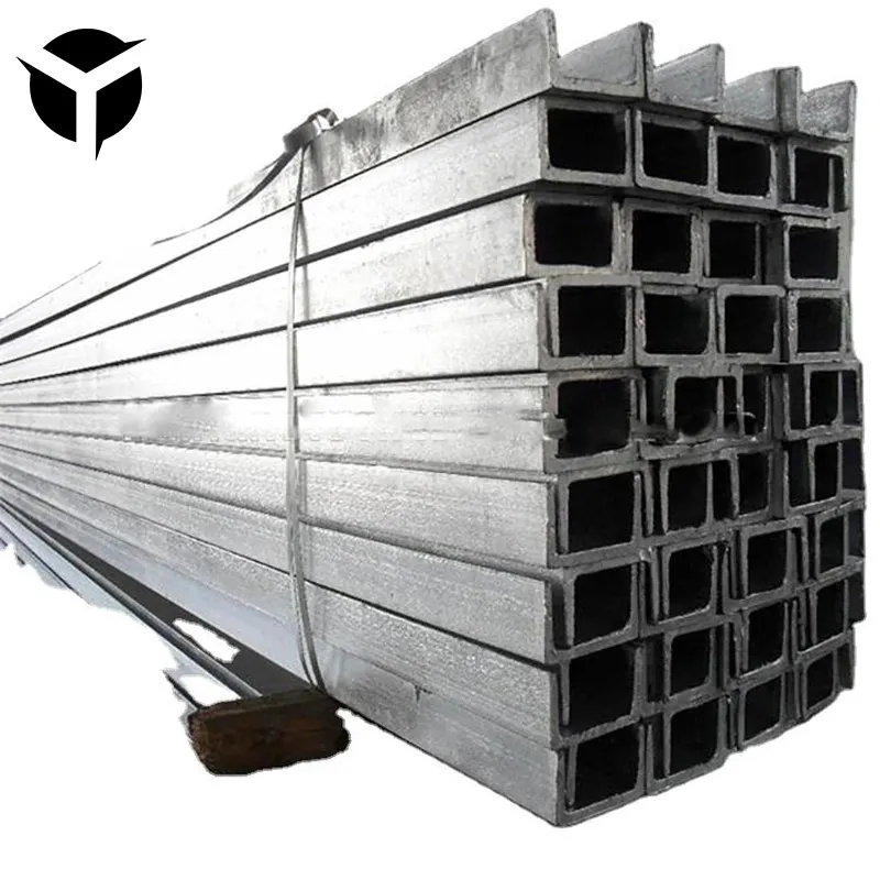 OEM dikme kanal destek sistemi C U tipi sıcak çelik yüzey güneş DIN malzeme parantez montaj kökeni şekli Dip kanal çelik