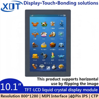 XOT 10,1 Zoll TFT LCD-Bildschirm mit 800x1280 Auflösung MIPI 40-Pin-Schnittstelle CTP-Touchpanel LED-Hintergrundbeleuchtung