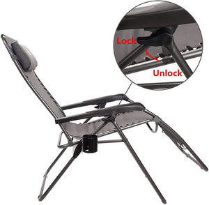 Silla Reclinable Ajustable de <span class=keywords><strong>Gravedad</strong></span> <span class=keywords><strong>Cero</strong></span> Best Choice Products para Patio, Piscina, Playa, <span class=keywords><strong>Tumbona</strong></span> - Product Image 2