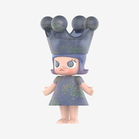 POPMART MEGA ROYAL MOLLY 400% Monet-Les Nymphéas: Оригинальные аниме-фигурки, коллекционные куклы для дома, загадочные коробки