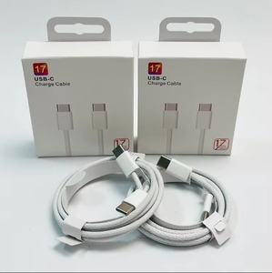 60W <b>USB</b>‑C to <b>USB</b>‑C Nylon Braided Fast Charging <b>Cable</b> 1M High Speed Charging Cord for iPhone15 iPhone16 iPhone17 Mobile Phones - Product Image 1