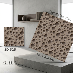 Carreaux de sol en céramique Vistaar Brand 300x300mm, finition mate antidérapante, résistants aux acides, antibactériens, carreaux émaillés numériques 12x12 - Product Image 5