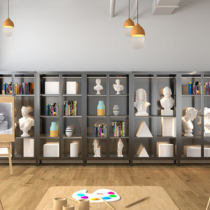 Armoire métallique moderne Armoire de rangement pour jouets Armoire de présentation pour salon - Product Image 6