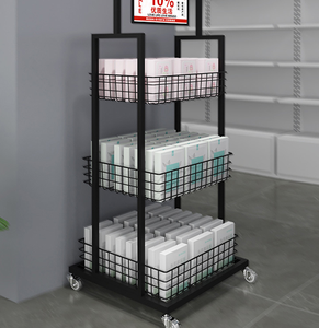 Kommerzielles mobiles Regal im modernen Stil Facia Cosmetics Display Stand Boutique Regal Supermarkt Display Stand Snack <span class=keywords><strong>Promotion</strong></span> - Product Image 2