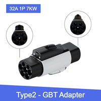 Adaptateur de chargeur EV NTO Type 2 vers GB/T pour véhicules électriques chinois GBT 32A 480VAC Max 3 phases IEC 62196-2 vers GB/T 20234