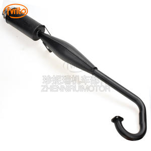 Tubo de escape para coche deportivo Fvrit de 640 mm, negro, para motocicleta todoterreno, pieza de reparación de silenciador - Product Image 2