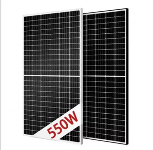 Fournisseur Prix Usine 18 Ans d'Expérience de Production Panneaux Solaires PERC Demi-Coupés 450W 500W 600W 650W Type N 1000 Watt 550W Noir - Product Image 2