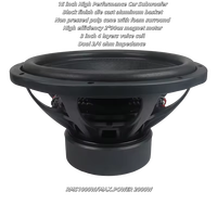 Nuevos subwoofers personalizados de 15 pulgadas para coche Max 2000W Good SPL Auto Woofer Fabricación exclusiva de fábrica RMS 1000W Altavoz de audio