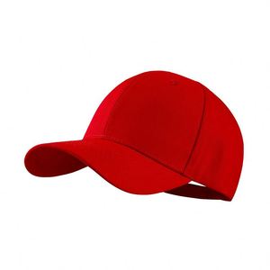 Casquette de sport rouge, noir, blanc, rose, logo brodé, boucle réglable, casquette de baseball - Product Image 4