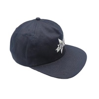 Custom Borduurlogo Flat Bill Ongestructureerd 5 Panel Cap Corduroy Katoenen Snapback Hoeden