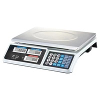 Báscula Electrónica de 40 kg/2 g 30 kg/1 g, Balanza Digital con Cálculo de Precios para Uso Comercial