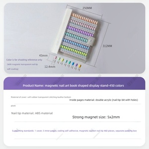 Nuevo Tablero de Almacenamiento de Gel UV para Uñas de 450 Colores, Tablero de Exhibición de Esmalte de Uñas con Absorción Magnética Avanzada, Libro de Muestras de Esmalte de Uñas - Product Image 5