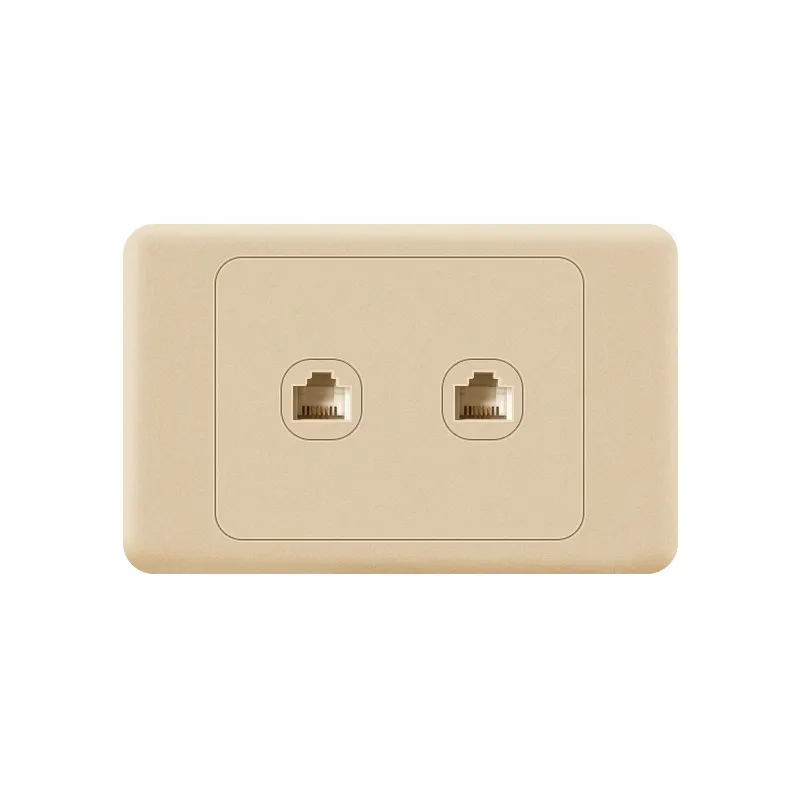 Australian standard switch socket 118 type concealed two position network cable computer TV FM telephone satellite socket