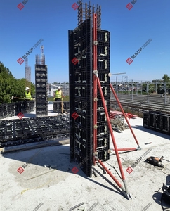 Coffrage réglable en ABS réutilisable et économique pour piliers et colonnes en béton, idéal pour les villas - Product Image 3