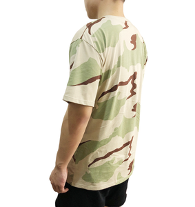 DFU0153 Camiseta Polo de Cuello Redondo, Personalizada, 3 Colores, Camuflaje Desértico, 100% Algodón Tejido, Manga Corta, Suave y Cómoda - Product Image 3