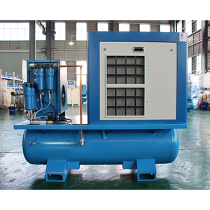 เครื่องอัดอากาศแบบสกรูออลอินวัน กำลังไฟ 15KW 22KW 37KW สำหรับตัดด้วยเลเซอร์ 16 บาร์ ระบายความร้อนด้วยไฟฟ้ากระแสสลับ 380V 400V 50HZ 15kw 16bar - Product Image 1